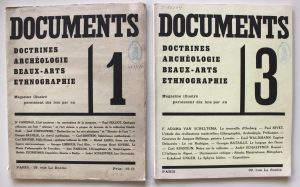 Doctrines, archéologie, beaux-arts, ethnographie (1929-1930), Georges Bataille (dir.), n° 1 (avril 1929) et n° 3 (juin 1929), Bibliothèque centrale KU Leuven
