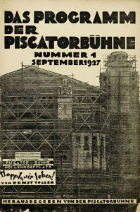 Piscatorbühne, Das Programm der Piscatorbühne, n° 1, septembre 1927