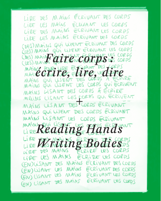 FAIRE CORPS : ECRIRE, LIRE, DIRE  > « L’HOMME-LIVRE »