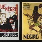 Affiches de Paul Colin pour le spectacle musical La Revue Nègre créée en 1925 au Théâtre des Champs-Elysées.