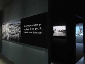 Vue de l’exposition de Michel Houellebecq, Rester vivant, Palais de Tokyo (23.06 – 11.09.2016). Photo : André Morin