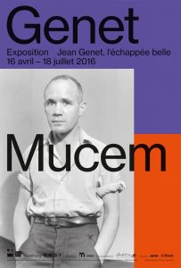 Affiche Jean Genet MUCEM