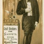 Carte publicitaire se moquant du mouvement esthétique, 1882. Collection Merlin Holland