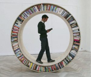 (crédit image – David Garcia – Archive series (2005) : the reading wheel)