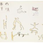 Henri Michaux, Sans titre [Cahier de dessins], vers 1974 Encre et crayon sur papier, 31,5 × 23 cm, Fondation Martin Bodmer, Cologny