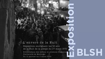L&rsquo;envers de la Nuit : les 50 ans de la Nuit de la poésie du 27 mars 1970