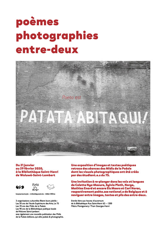 Poèmes, photographies, entre-deux