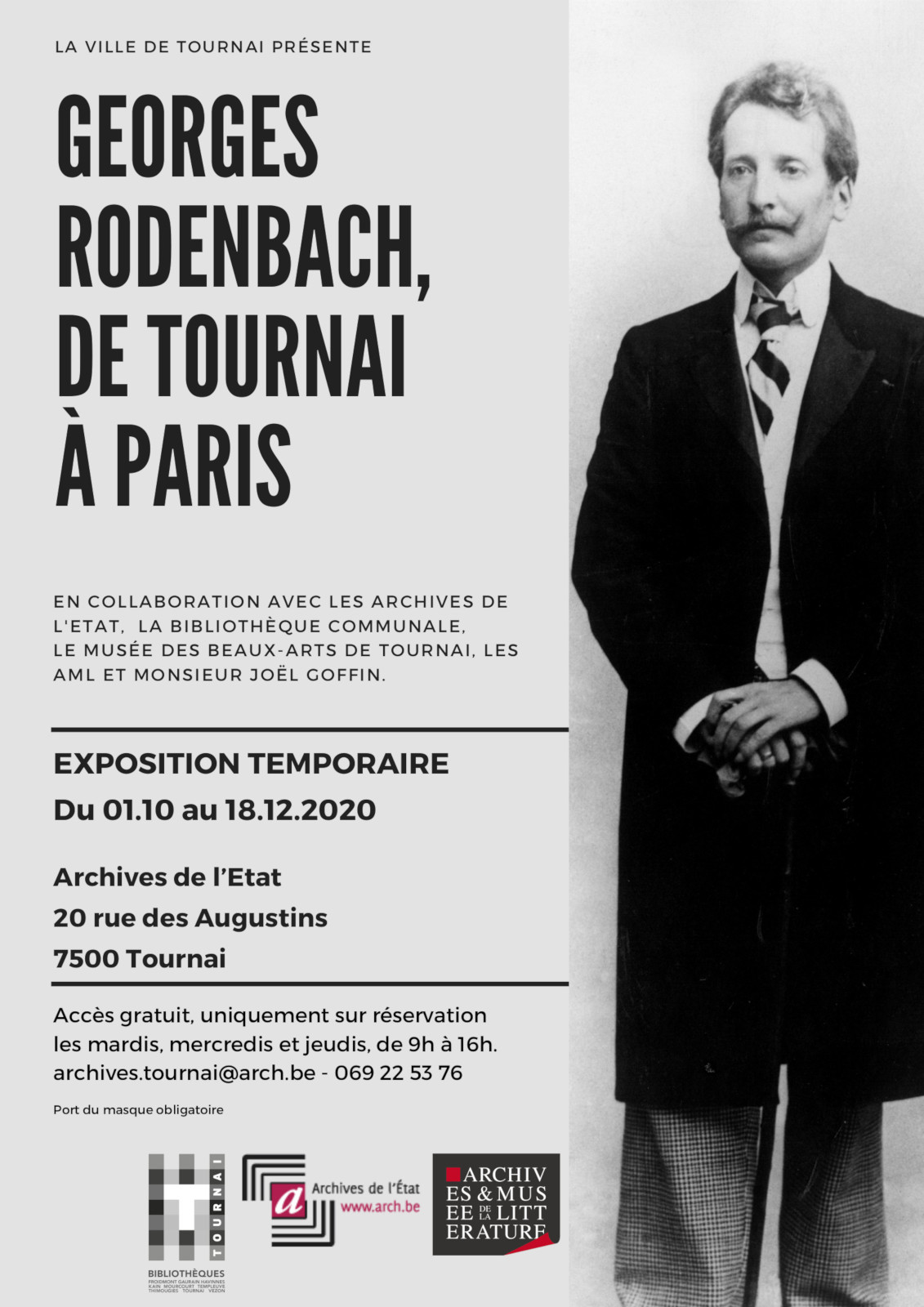 Georges Rodenbach, de Tournai à Paris