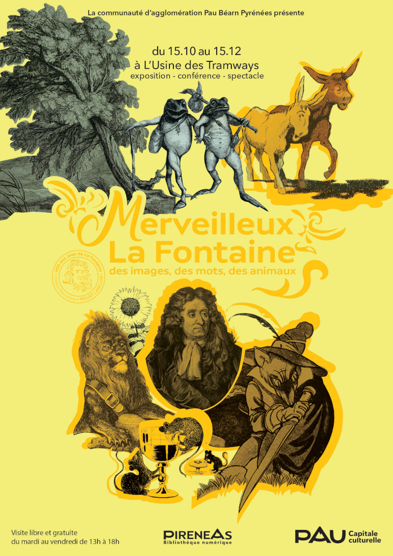 Merveilleux La Fontaine : des images, des mots, des animaux