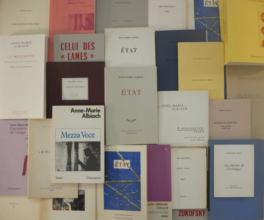 Anne-Marie Albiach. Vers ce cercle, textes et éditions