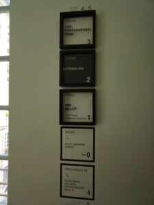 Signalétique directionnelle