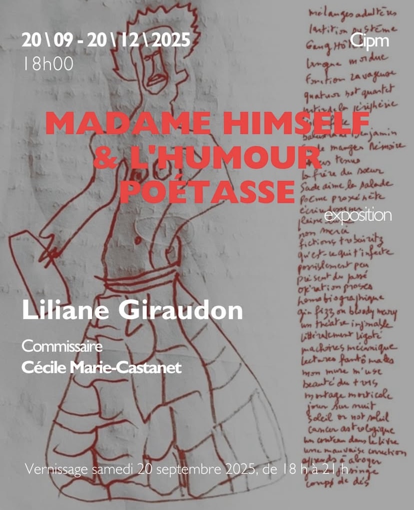 Liliane Giraudon. Madame himself & l&rsquo;humour poétasse