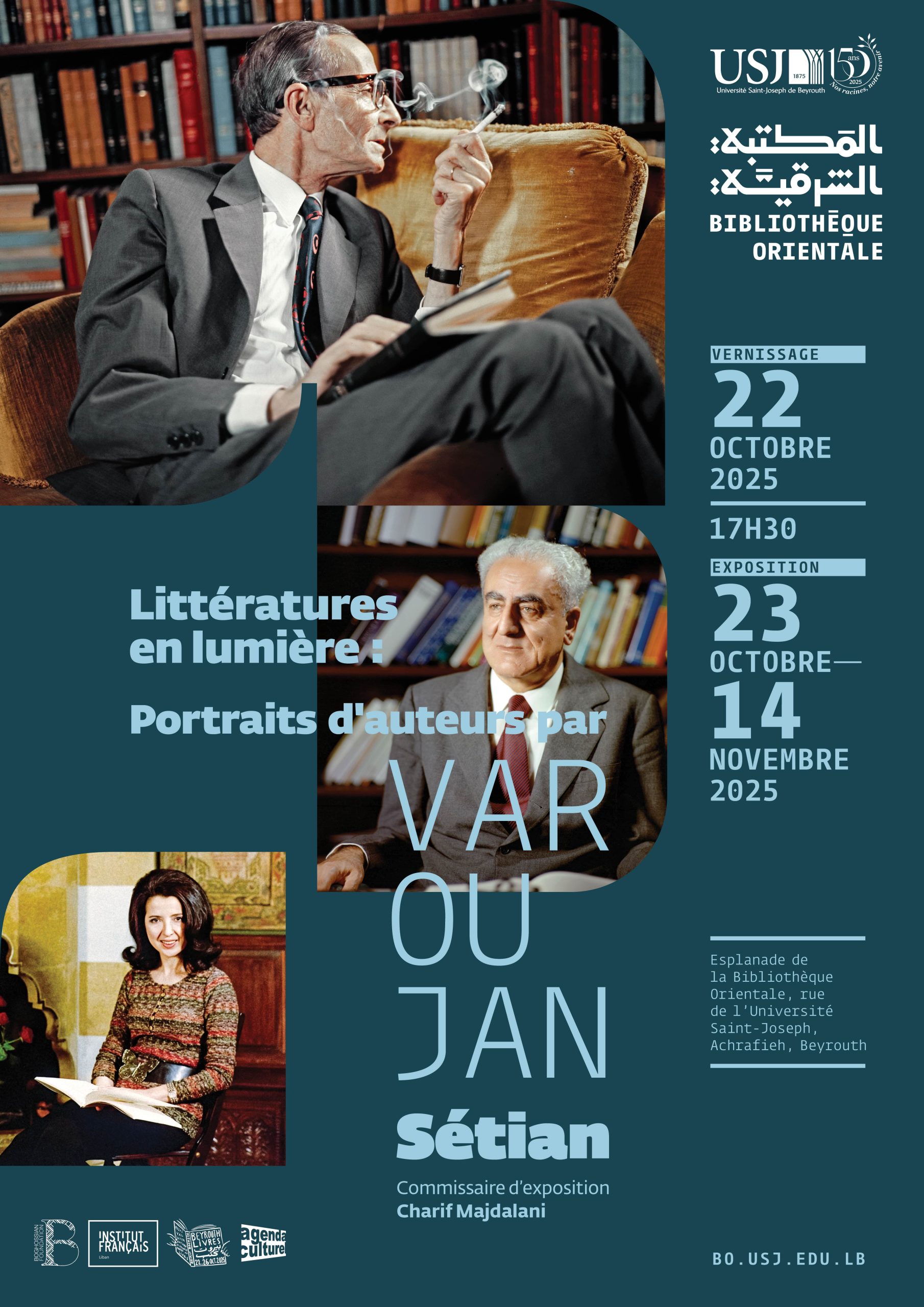 Littératures en lumière : portraits d&rsquo;auteurs par Varoujan Sétian