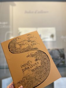 Philippe Jones, Indices d'ailleurs, Bruxelles, L'Empreinte et la nuit, 1983. © fonds Michel Wittock | Fondation Roi Baudouin – Archives Roberts-Jones