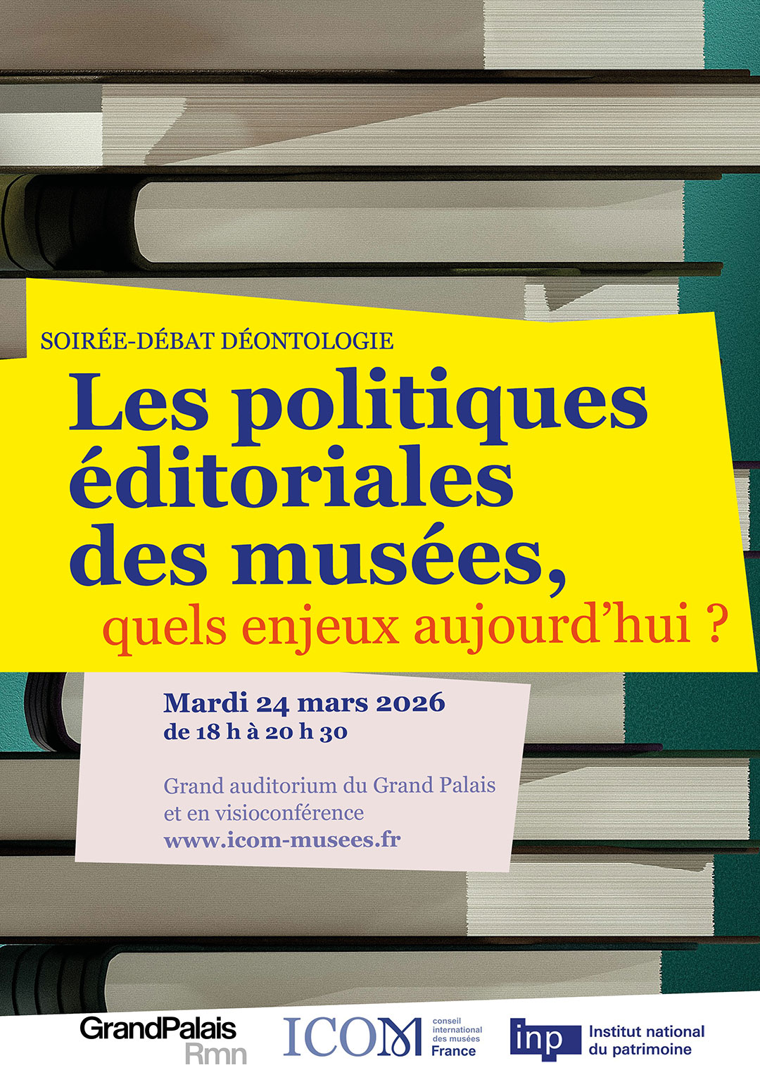 Soirée-débat LES POLITIQUES ÉDITORIALES DES MUSÉES