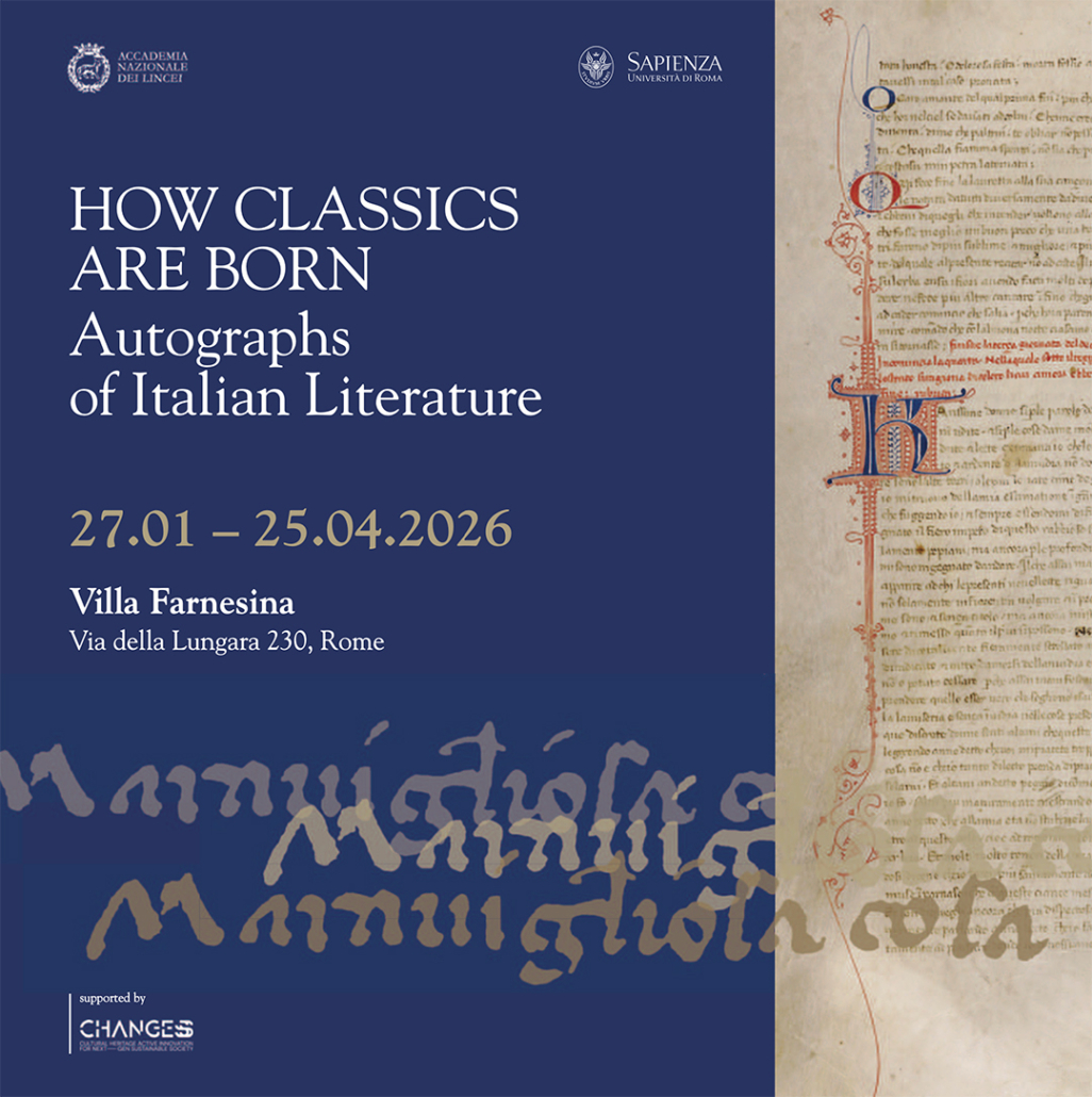 How Classics are Born: Autographs of Italian Literature